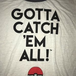 Pokemon theme shirt